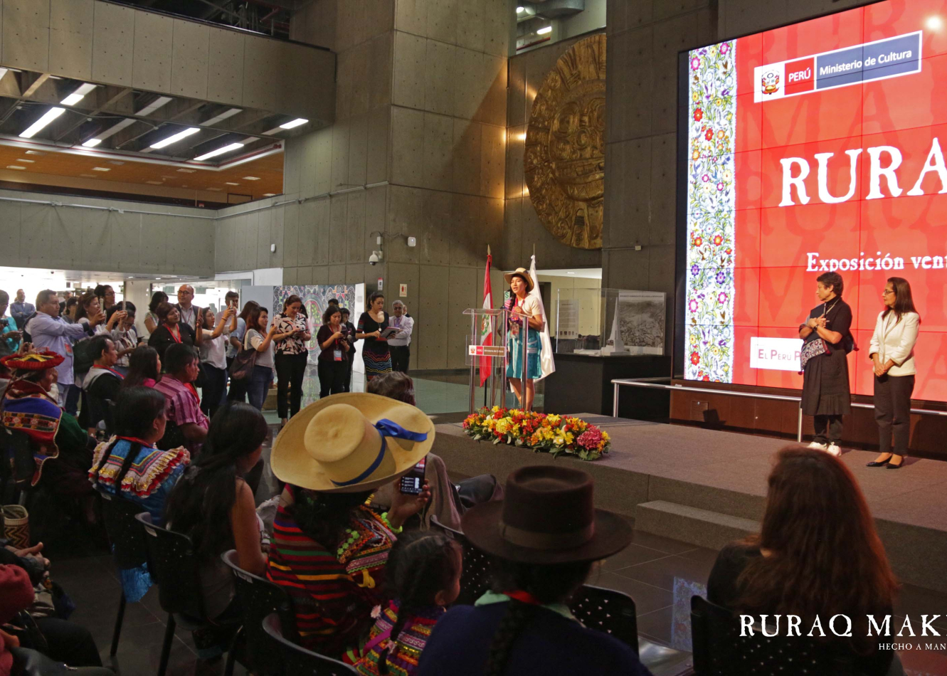 Inauguración de Ruraq maki, hecho a mano