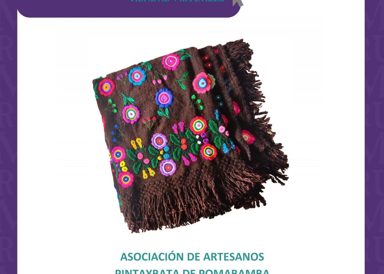 La Asociación de Artesanos Pintaybata de Pomabamba se suman a las tiendas virtuales Ruraqmaki.pe